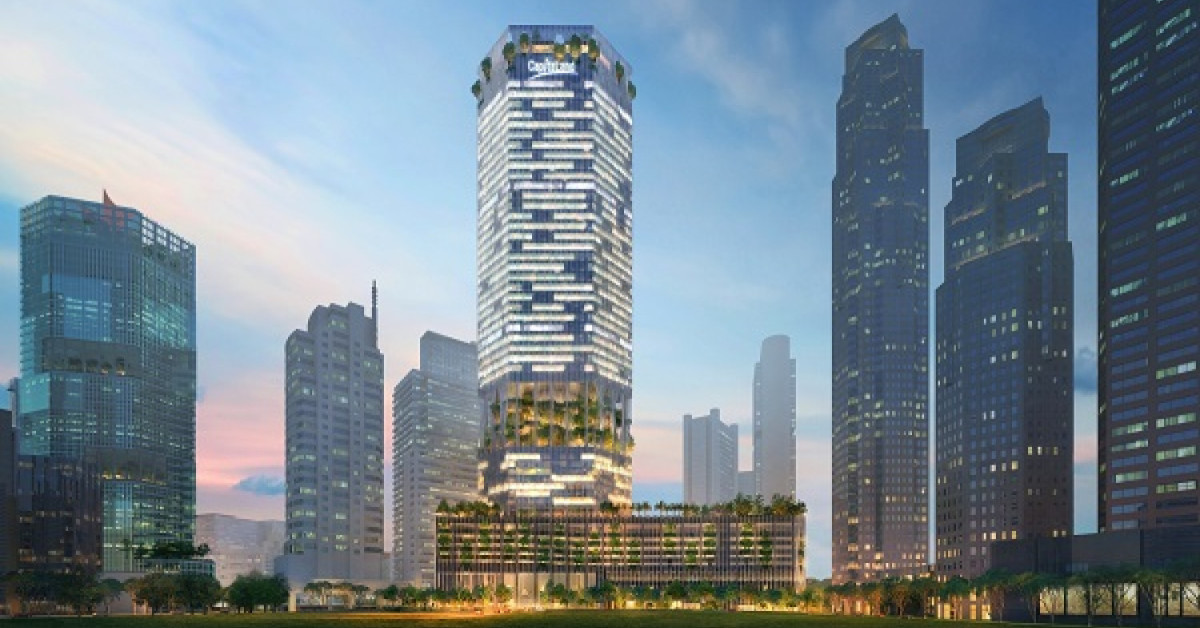 CapitaSpring tops out, ready for completion in 2H2021 - EDGEPROP SINGAPORE