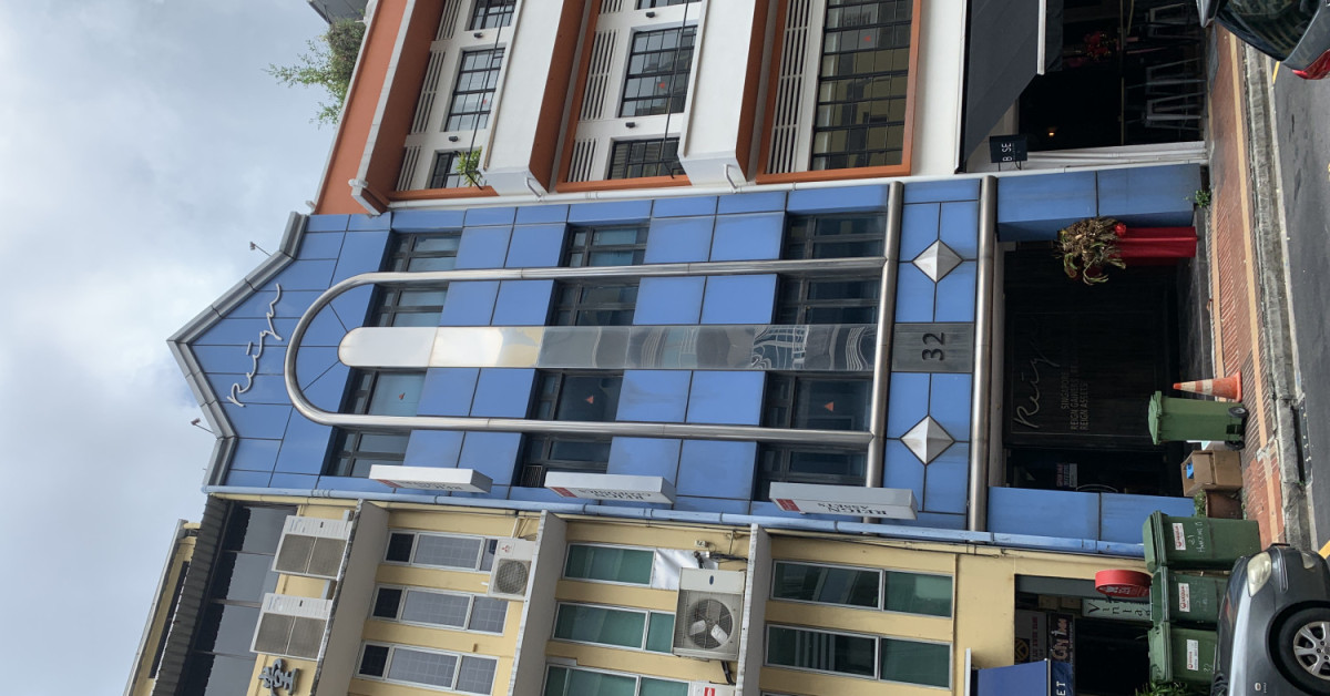 Five-storey commercial shophouse at 32 Hongkong Street for sale at $8.5 mil  - EDGEPROP SINGAPORE