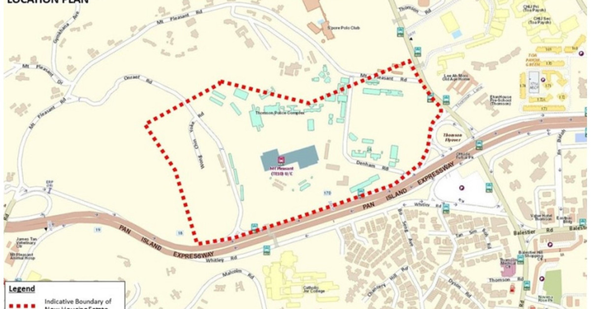 5,000 flats planned for new public housing estate in Mount Pleasant - EDGEPROP SINGAPORE