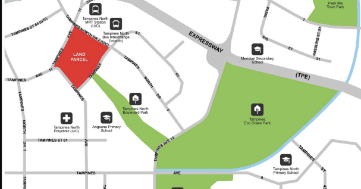 UOL, SingLand and CapitaLand consortium submits highest bid of $885 psf ppr for Tampines Avenue 11 mixed-use GLS site - EDGEPROP SINGAPORE