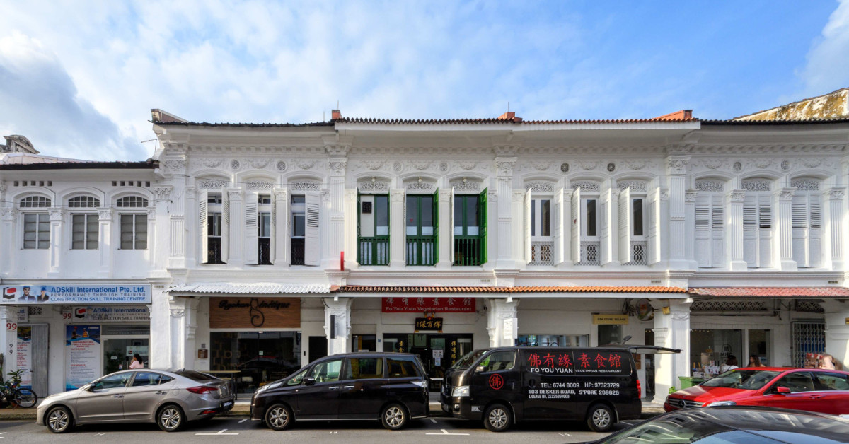 Portfolio of nine conservation shophouses on Desker Road-Rowell Road for sale at $66 mil - EDGEPROP SINGAPORE