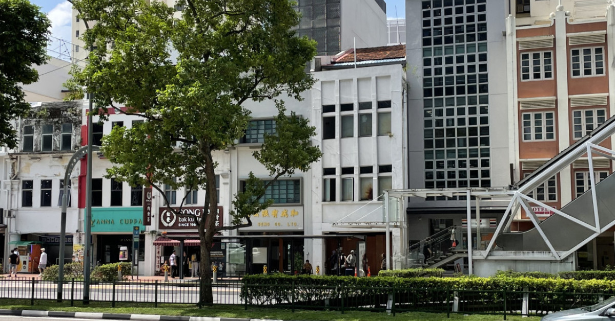 Commercial shophouse at 21 New Bridge Road on sale for $18.5 mil - EDGEPROP SINGAPORE