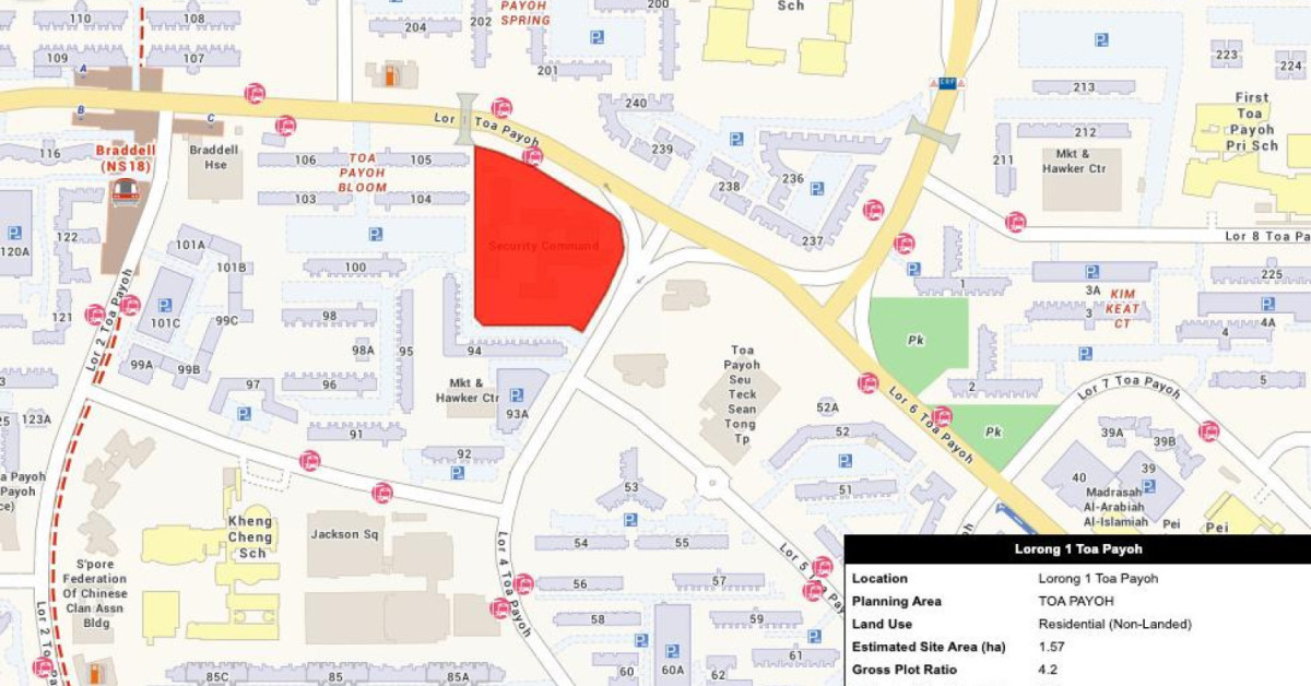 Tender launched for GLS site at Lorong 1 Toa Payoh - EDGEPROP SINGAPORE