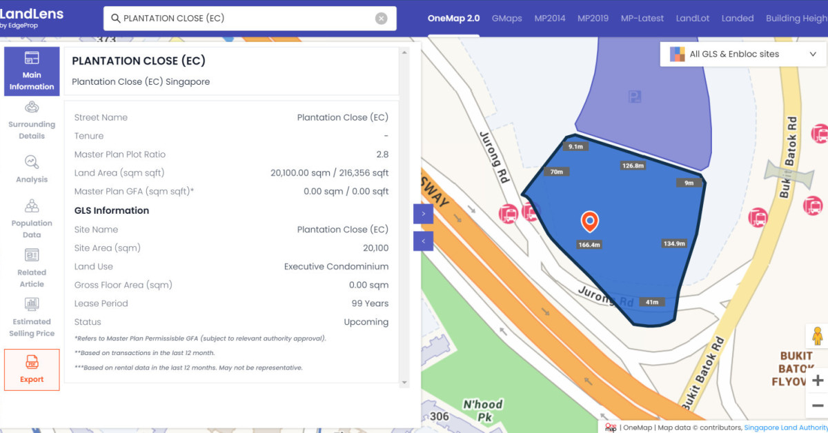 Tender for EC site at Tengah’s Plantation Close launched; applications open for EC site at Tampines St 95 - EDGEPROP SINGAPORE