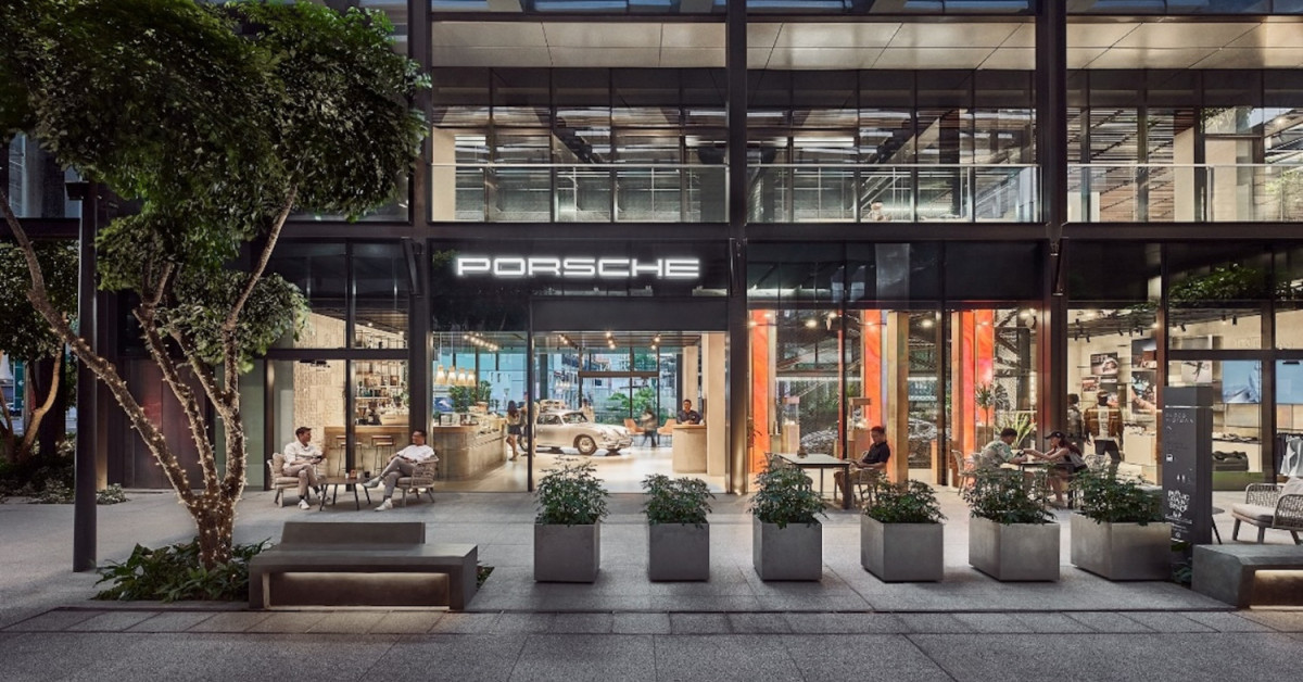 Porsche Singapore Studio opens duplex showroom at Guoco Midtown  - EDGEPROP SINGAPORE