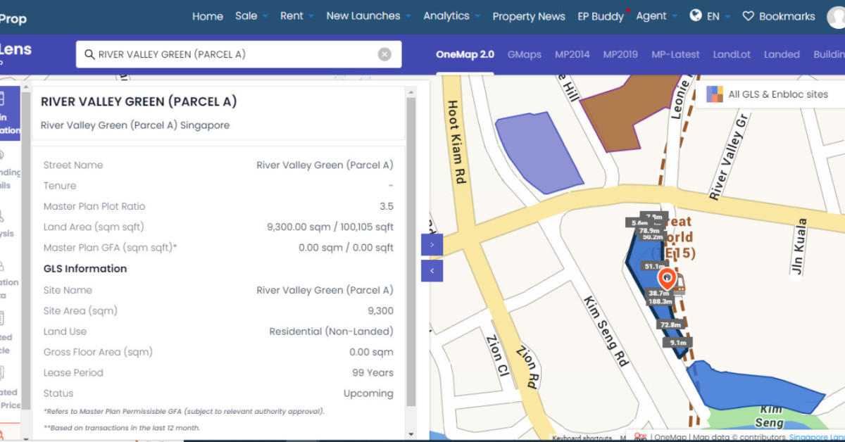 Two sites at River Valley Green launched for tender - EDGEPROP SINGAPORE