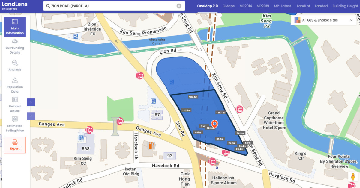 CDL and Mitsui Fudosan JV submit lone bid of $1,202 psf ppr for Zion Road (Parcel A) - EDGEPROP SINGAPORE