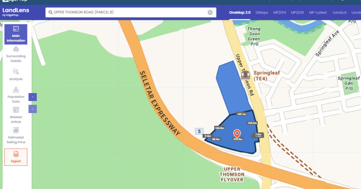 GuocoLand-Hong Leong JV submit sole bid for Upper Thomson Road GLS site at $905 psf ppr - EDGEPROP SINGAPORE